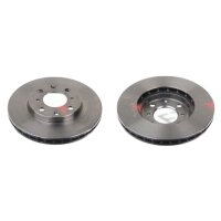 2 brake discs front axle ventilated Ø 240 mm 21 mm...