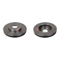 2 brake discs front axle ventilated Ø 275 mm 28 mm...