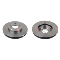 2 brake discs front axle ventilated Ø 275 mm 28 mm...