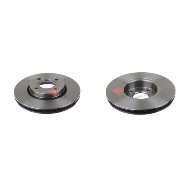 2 brake discs front axle ventilated Ø 278 mm 24 mm FTE for e.g. FORD MONDEO
