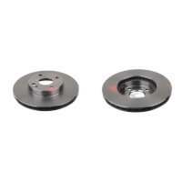 2 brake discs front axle ventilated Ø 255 mm 20 mm...