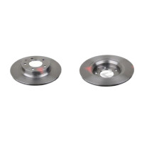 2 brake discs rear axle full Ø 280 mm 10 mm FTE...