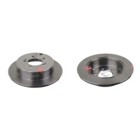 2 brake discs rear axle full Ø 302 mm 10 mm FTE...
