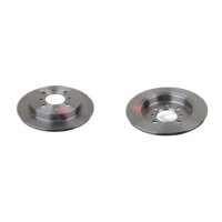2 brake discs rear axle full Ø 239 mm 9 mm FTE for...