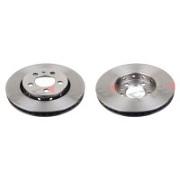 2 brake discs rear axle ventilated Ø 256 mm 22 mm...