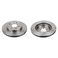 2 brake discs front axle ventilated Ø 246 mm 17 mm...