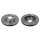 2 brake discs front axle ventilated Ø 258 mm 24 mm FTE for e.g. MAZDA 323