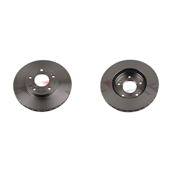 2 brake discs front axle ventilated Ø 276 mm 24 mm FTE for e.g. MITSUBISHI