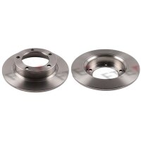 2 brake discs front axle full Ø 272 mm 11 mm FTE...