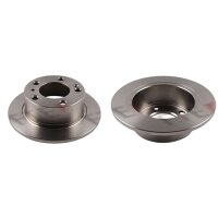 2 brake discs rear axle full Ø 224 mm 9 mm FTE for...