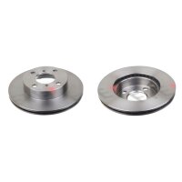 2 brake discs front axle ventilated Ø 231 mm 17 mm...