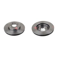 2 brake discs front axle ventilated Ø 255 mm 20 mm...