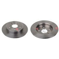 2 brake discs rear axle full Ø 278 mm 9 mm FTE for...
