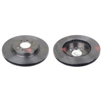 2 Bremsscheiben Vorderachse belüftet Ø 280 mm...