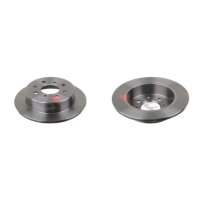 2 brake discs rear axle full Ø 239 mm 9 mm FTE for...