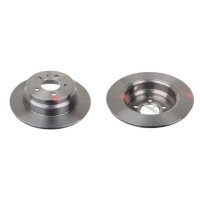 2 brake discs rear axle full Ø 296 mm 9.6 mm FTE...