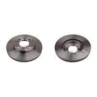 2 brake discs front axle ventilated Ø 240 mm 21.9...