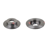 2 brake discs rear axle full Ø 302 mm 10 mm FTE...