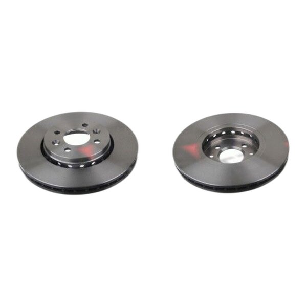 2 brake discs front axle ventilated Ø 280 mm 24 mm FTE for e.g. RENAULT MEGANE