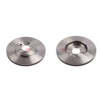 2 brake discs front axle ventilated Ø 282 mm 22.8...