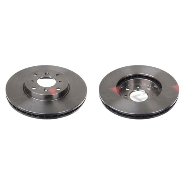 2 brake discs front axle ventilated Ø 282 mm 25 mm FTE for e.g. HONDA ACCORD