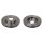 2 brake discs front axle ventilated Ø 282 mm 25 mm FTE for e.g. HONDA ACCORD