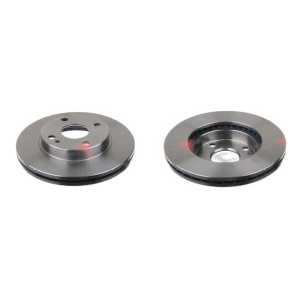 2 brake discs front axle ventilated Ø 235 mm 22 mm FTE for e.g. MAZDA 323