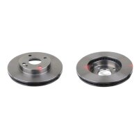 2 brake discs front axle ventilated Ø 235 mm 22 mm...