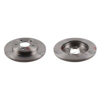 2 brake discs front axle full Ø 273 mm 16.5 mm FTE...