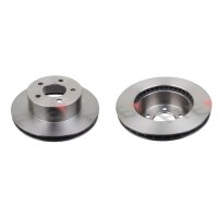 2 brake discs front axle ventilated Ø 280 mm 24 mm...