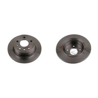 2 brake discs rear axle full Ø 270 mm 10 mm FTE...