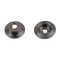 2 brake discs rear axle full Ø 288 mm 10 mm FTE...