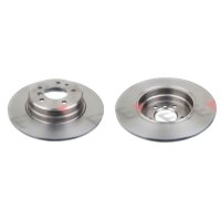 2 brake discs rear axle full Ø 324 mm 12 mm FTE...
