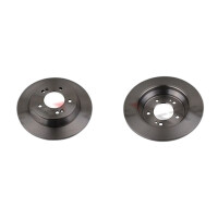2 brake discs rear axle full Ø 284 mm 10 mm FTE...