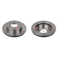 2 brake discs front axle ventilated Ø 231 mm 17 mm...