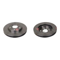 2 brake discs front axle ventilated Ø 275 mm 25 mm...