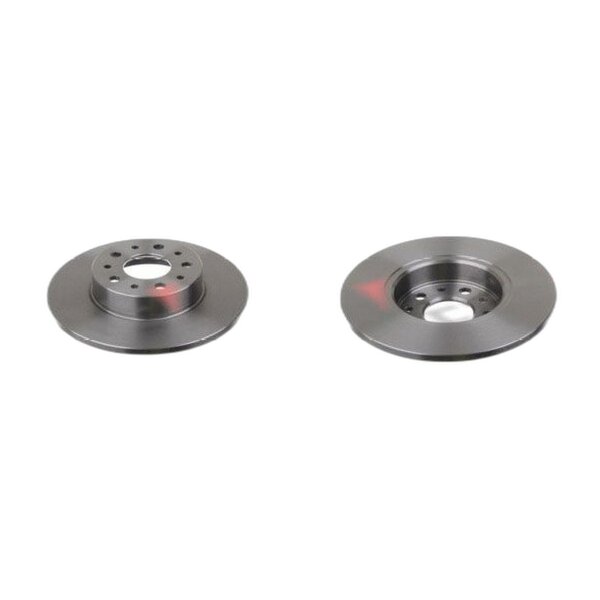 2 Bremsscheiben Hinterachse voll Ø 251 mm 10 mm FTE für u.a. FIAT TIPO
