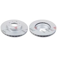 2 brake discs front axle ventilated Ø 240 mm 20 mm...