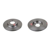 2 brake discs rear axle full Ø 290 mm 12 mm FTE...