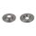 2 brake discs rear axle full Ø 290 mm 12 mm FTE for e.g. CITROËN DS4