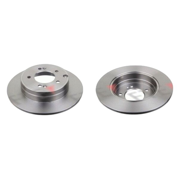 2 brake discs rear axle full Ø 284 mm 10 mm FTE for HYUNDAI SONATA and others