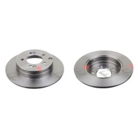 2 brake discs rear axle full Ø 284 mm 10 mm FTE...