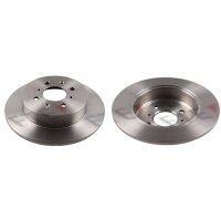 2 Bremsscheiben Hinterachse voll Ø 260 mm 9 mm FTE...