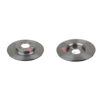 2 brake discs rear axle full Ø 302 mm 10 mm FTE...