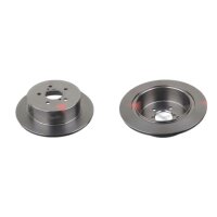 2 brake discs rear axle full Ø 274 mm 10 mm FTE...