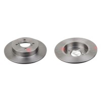 2 brake discs rear axle full Ø 259 mm 9 mm FTE for...