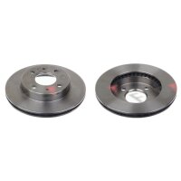 2 brake discs front axle ventilated Ø 232 mm 18 mm...