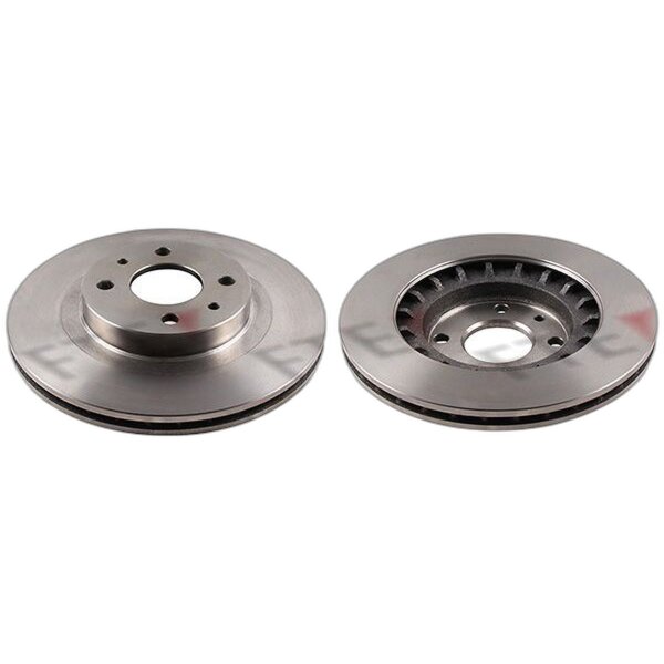 2 brake discs front axle ventilated Ø 260 mm 20 mm FTE for e.g. LADA 110