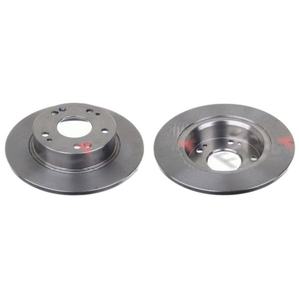 2 Bremsscheiben Hinterachse voll Ø 260 mm 10 mm FTE für HONDA ACCORD