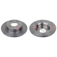 2 Bremsscheiben Hinterachse voll Ø 260 mm 10 mm...